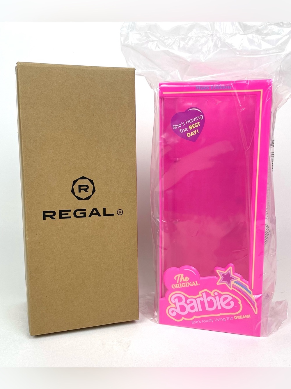 Barbie The Movie 2023 Doll Box Popcorn Bucket Regal Cinemas NEW